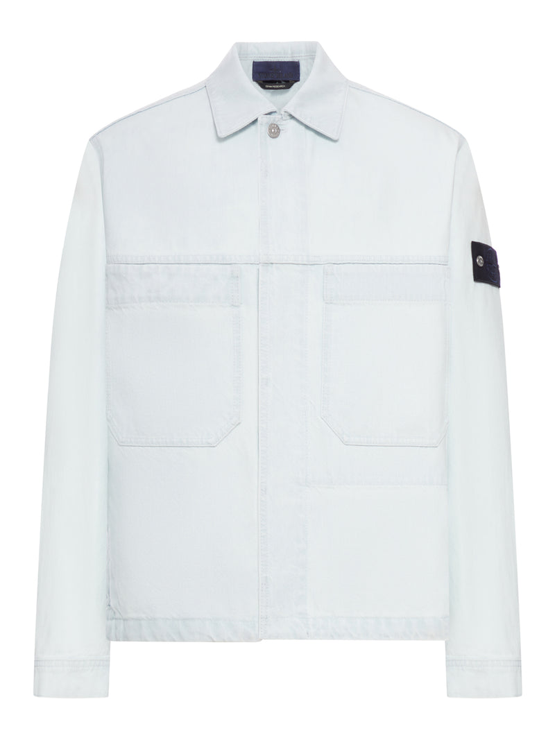 OUTWEAR IN DENIM CON TASCHE APPLICATE