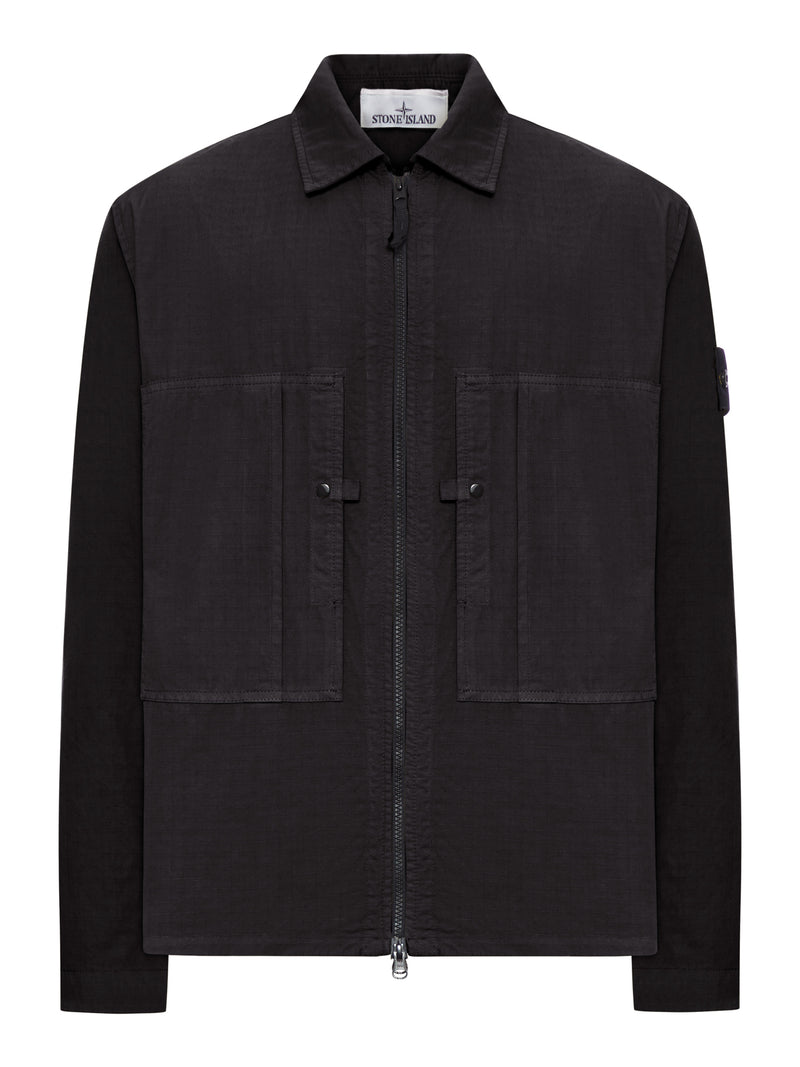 OVERSHIRT IN RIPSTOP DI COTONE BIOLOGICO MERCERIZZATO