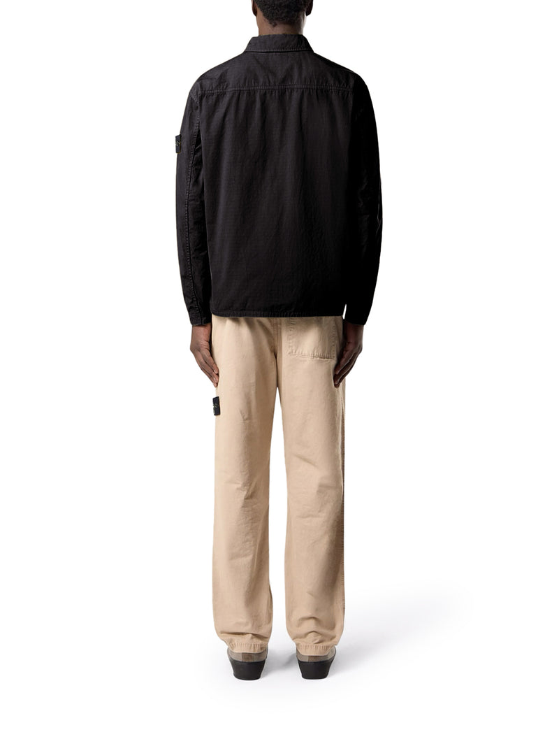 OVERSHIRT IN RIPSTOP DI COTONE BIOLOGICO MERCERIZZATO