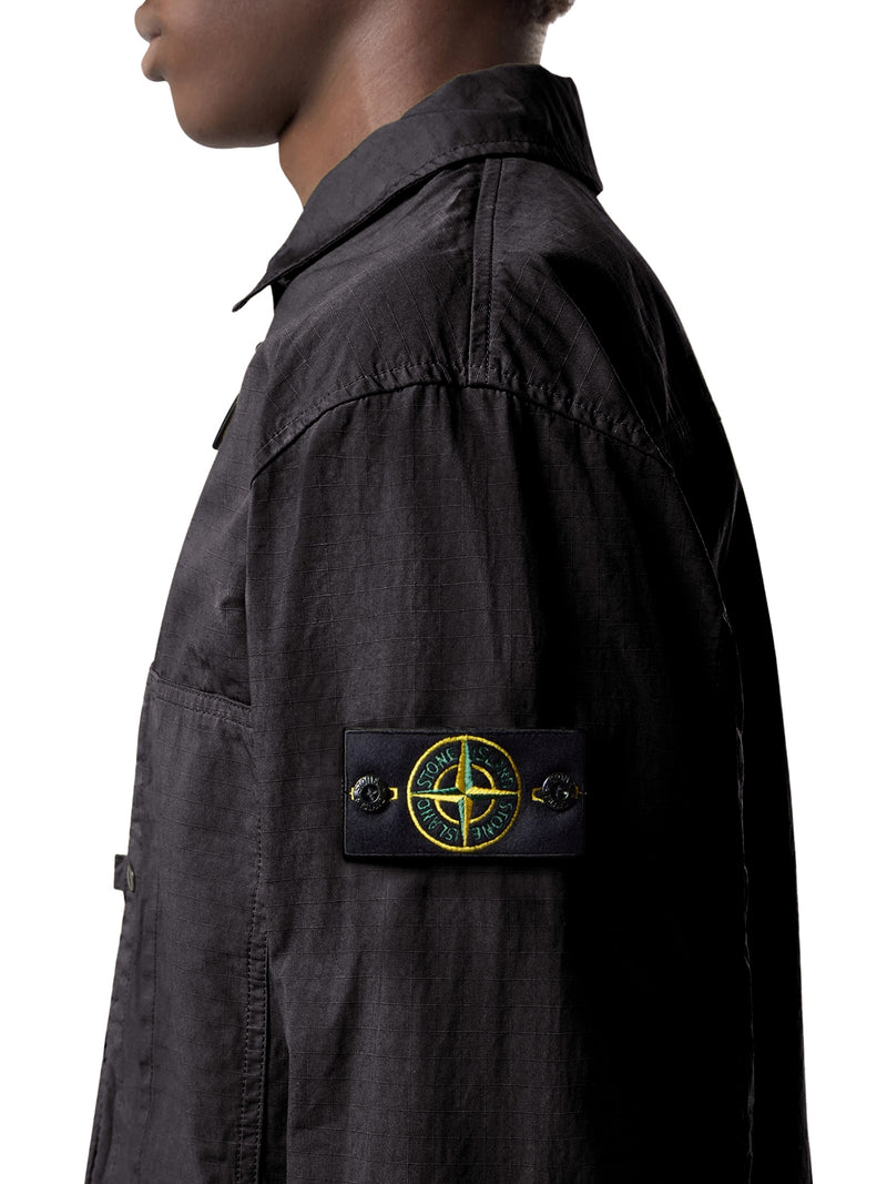 OVERSHIRT IN RIPSTOP DI COTONE BIOLOGICO MERCERIZZATO