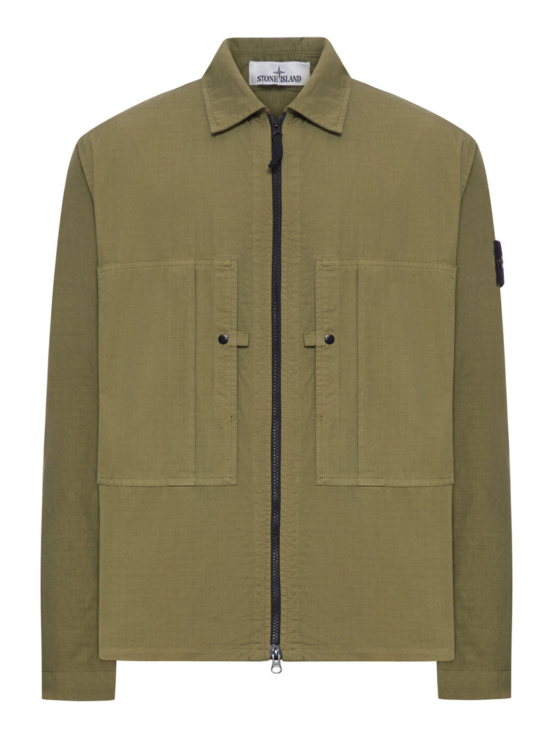 OVERSHIRT IN RIPSTOP DI COTONE BIOLOGICO MERCERIZZATO