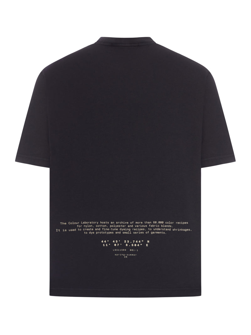 T-SHIRT IN COTONE BIOLOGICO CON STAMPA ‘ALL AROUND COMPASS