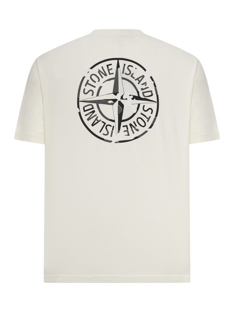T-SHIRT CON STAMPA LOGO COMPASS
