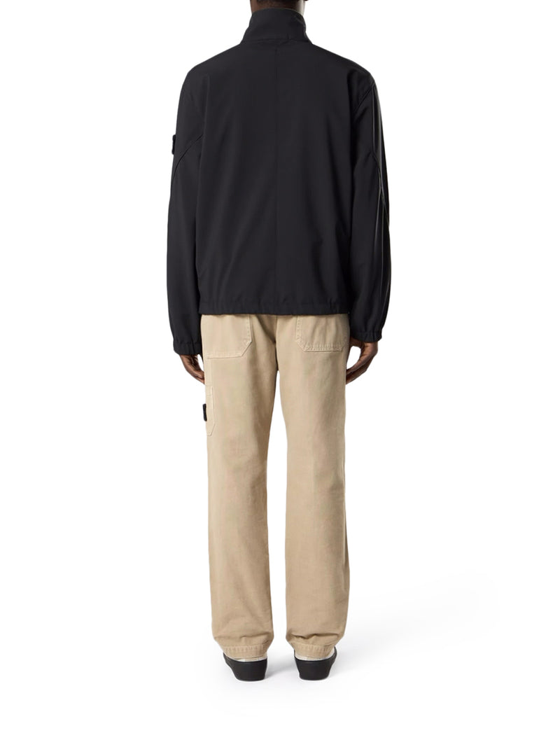 GIACCA CON COLLETTO RIGIDO IN MATERIALE TECNICO