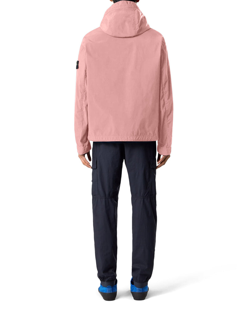 GIACCA CON CAPPUCCIO IN TESSUTO TECNICO ANTIGOCCIA