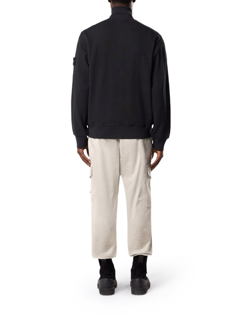 FELPA IN COTONE CON ZIP