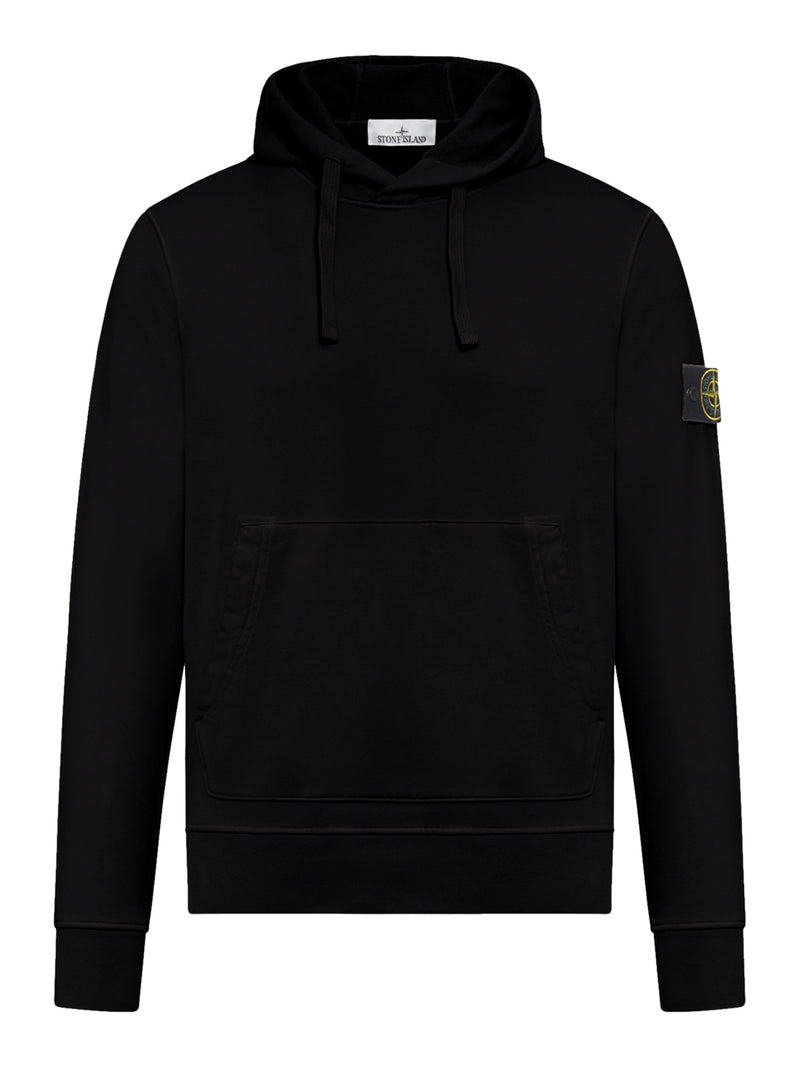 FELPA VESTIBILITA` REGULAR CON CAPPUCCIO E TASCA A MARSUPIO