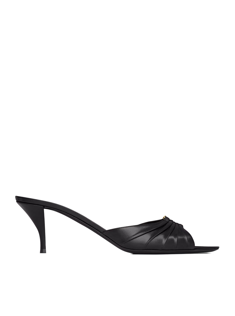 MULE BABYLONE IN PELLE LISCIA