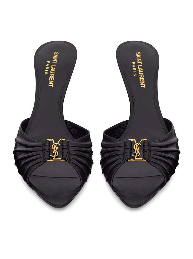 MULE BABYLONE IN PELLE LISCIA