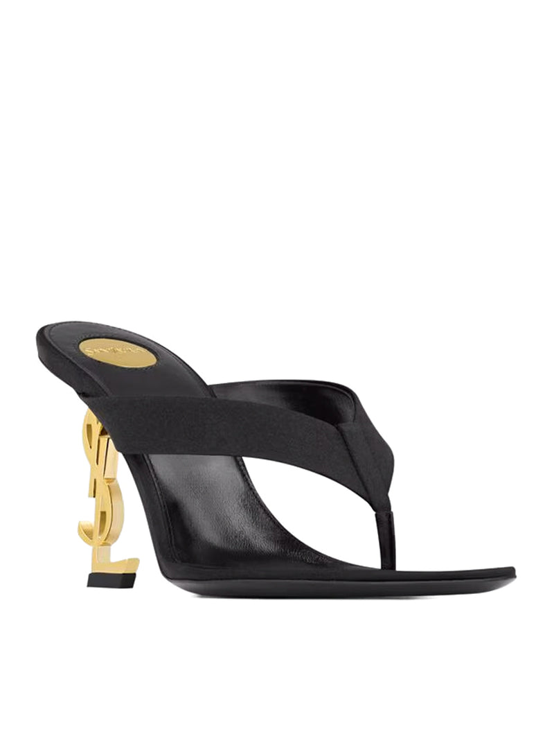 MULES OPYUM IN CREPE DI SATIN