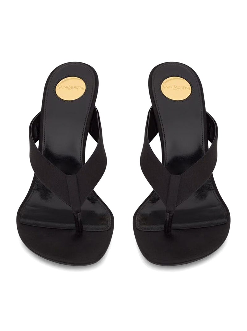 MULES OPYUM IN CREPE DI SATIN