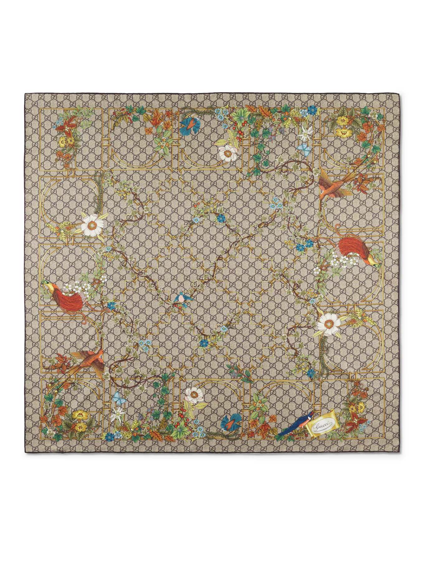 CARRÉ IN TWILL DI SETA STAMPATA