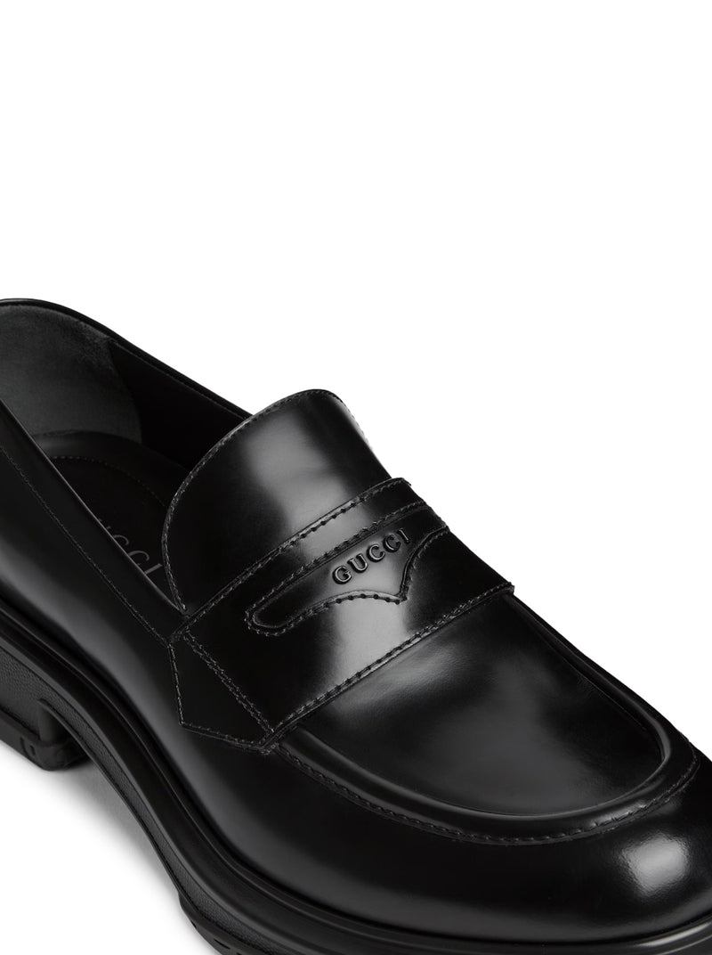 MOCASSINO CON LOGO TONO SU TONO