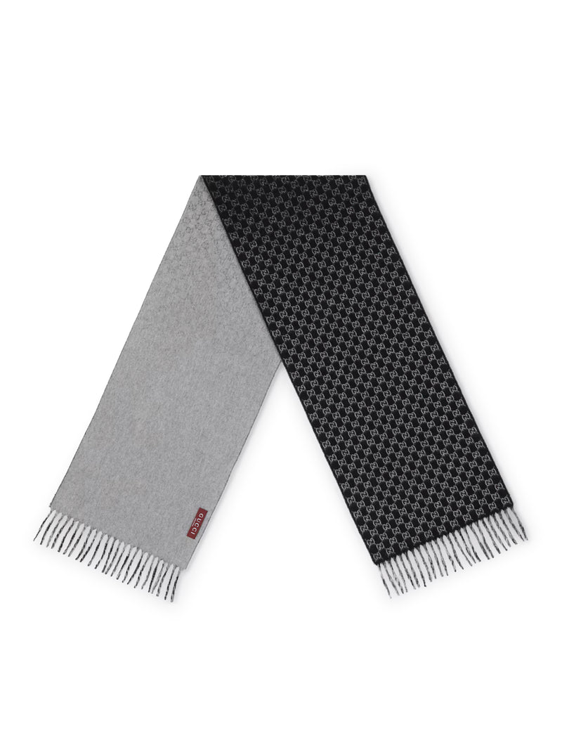 SCIARPA IN LANA E CASHMERE GG