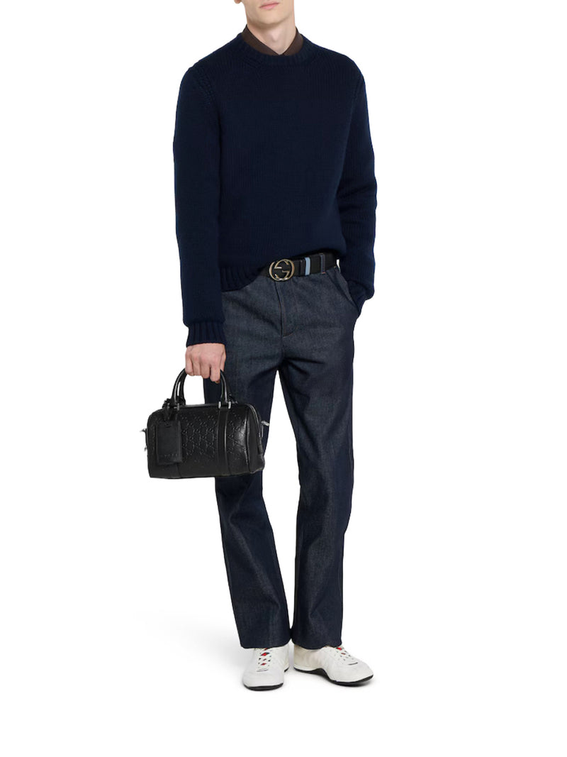 GG EMBLEM SMALL DUFFLE BAG