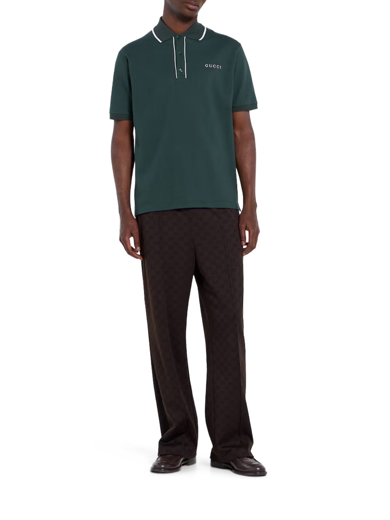 POLO IN PIQUET DI COTONE CON LOGO RICAMATO