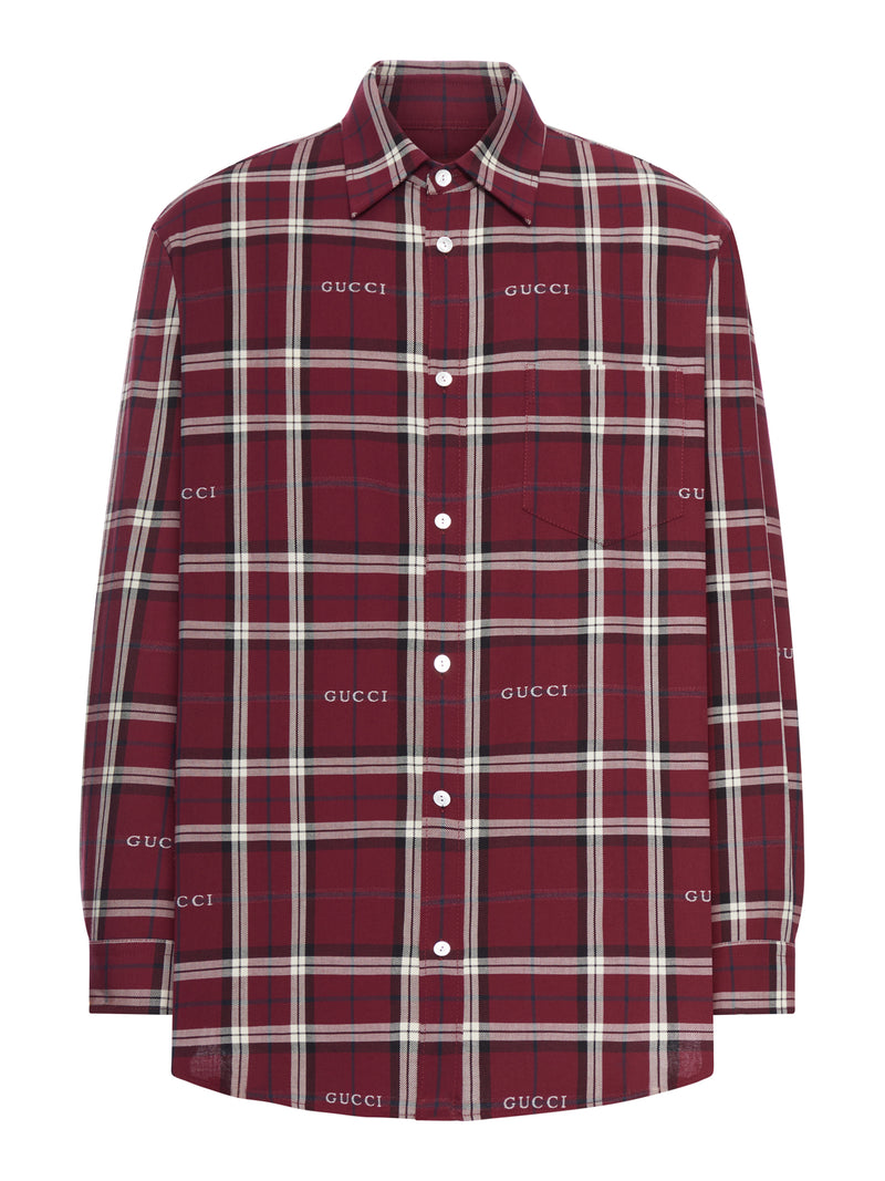 CAMICIA IN TARTAN COTONE JACQUARD