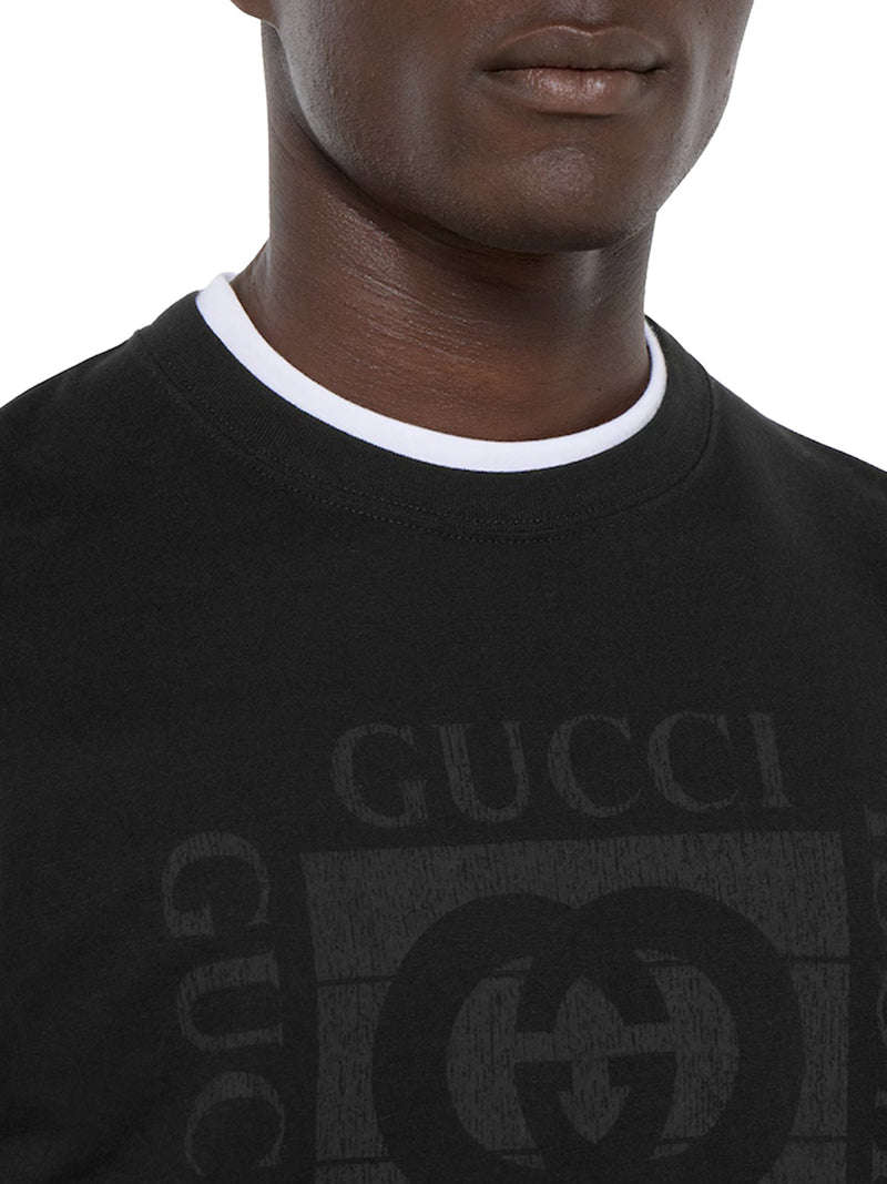 T-SHIRT IN JERSEY DI COTONE CON STAMPA