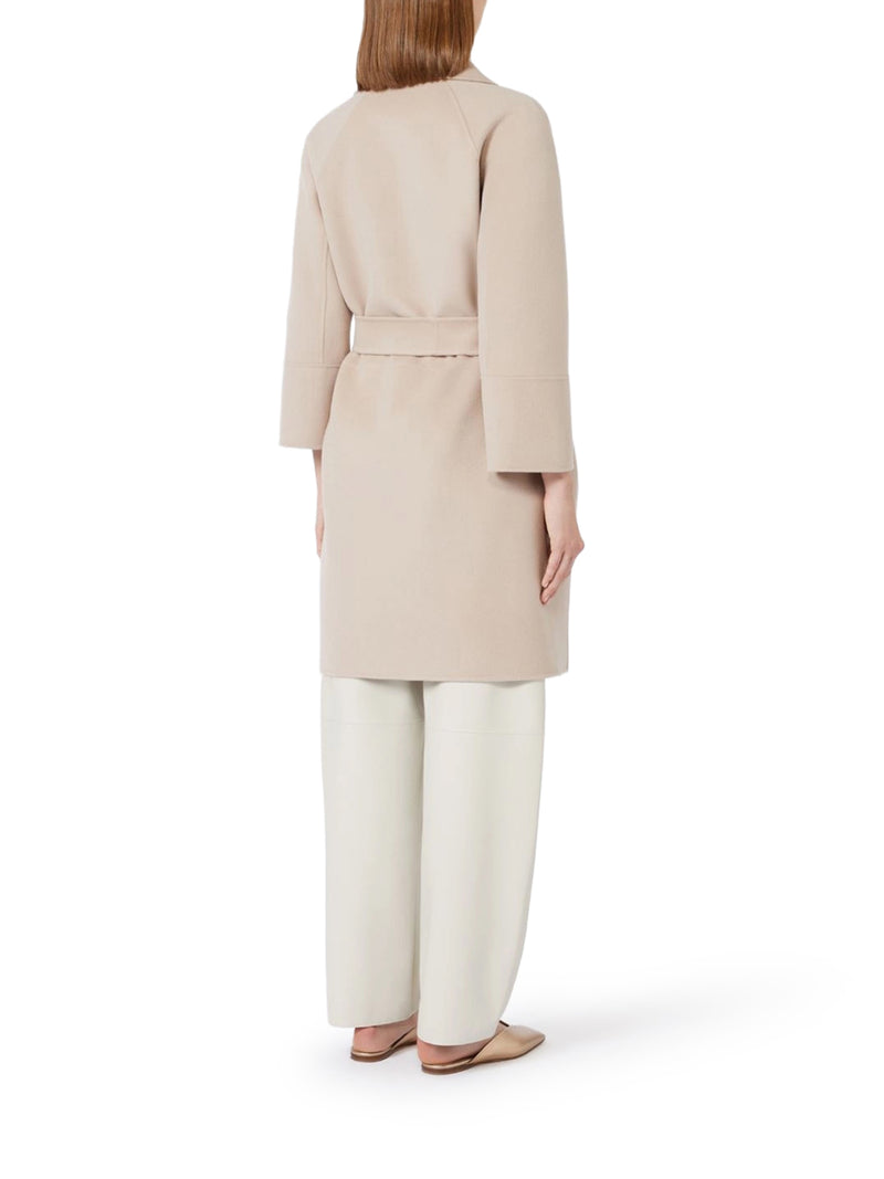 CAPPOTTO CORTO ARONA IN LANA BEIGE ROSE