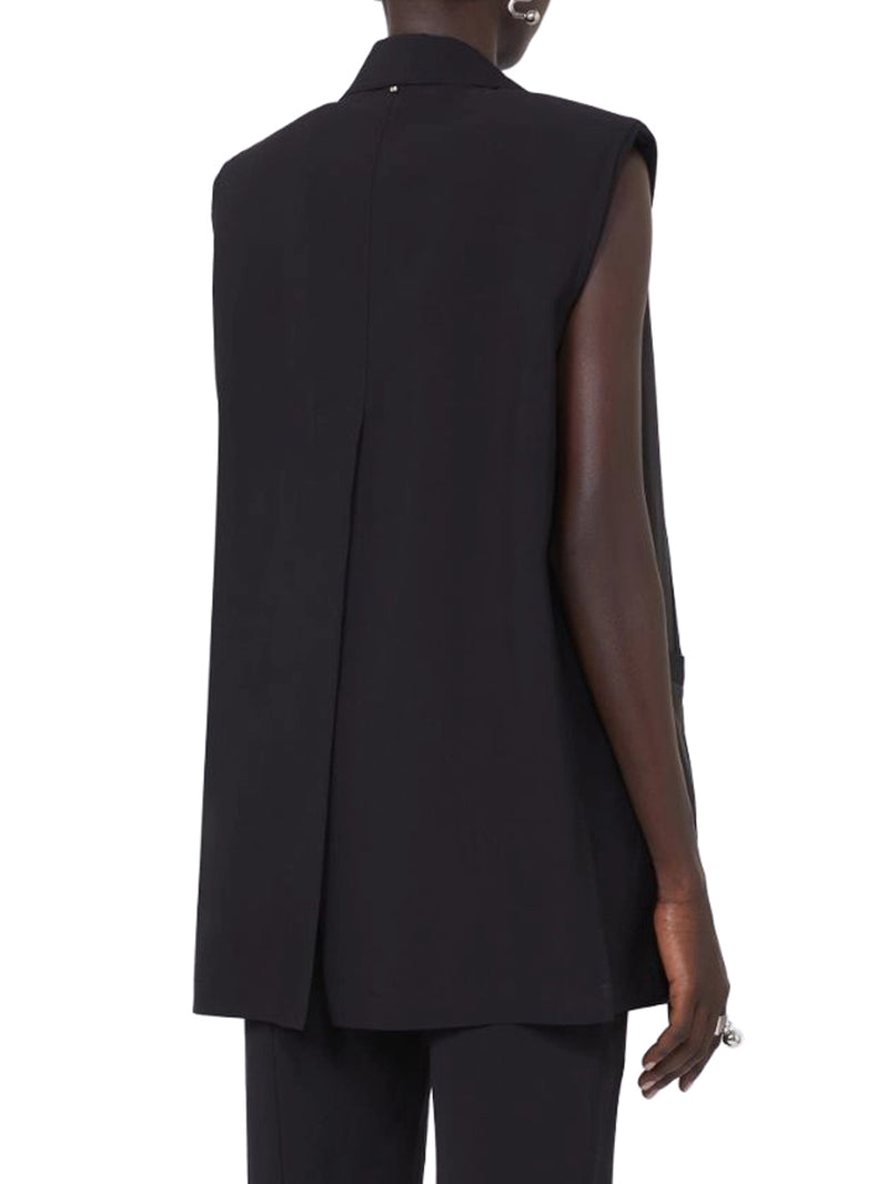 GILET OVER IN VISCOSA LAVATA