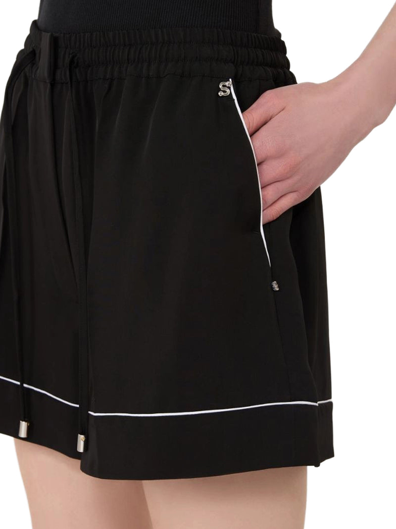 SHORT JOGGER IN RASO