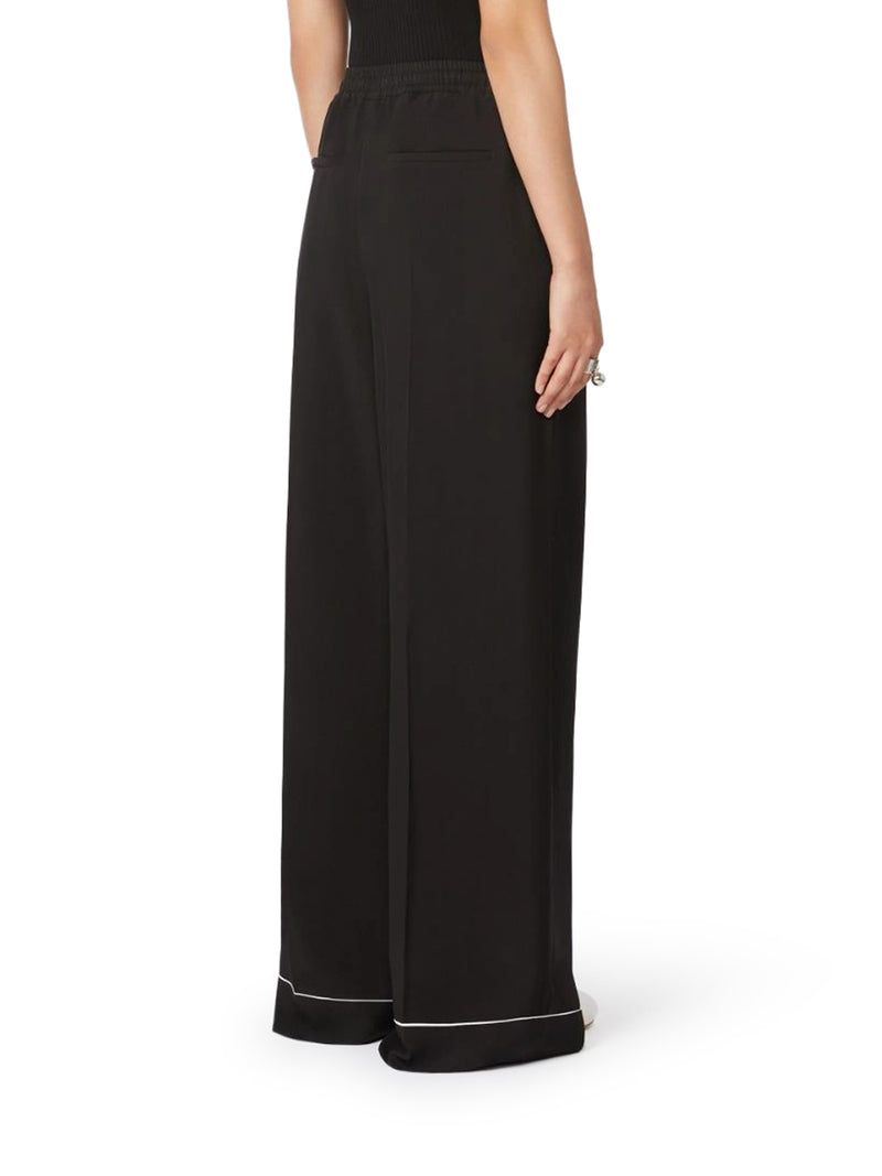 PANTALONI RIVETTO JOGGER IN RASO