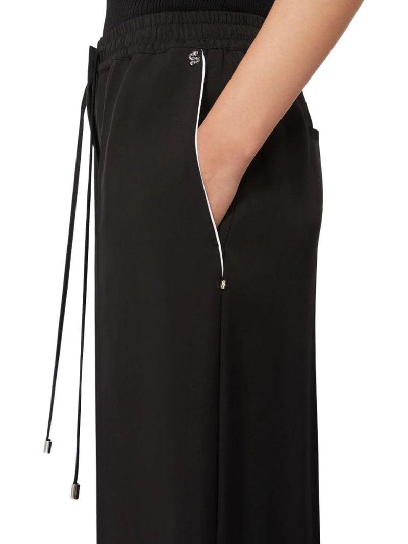 PANTALONI RIVETTO JOGGER IN RASO