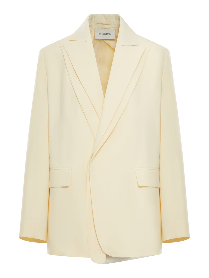 BLAZER DOPPIO COLLO IN MISTO VISCOSA