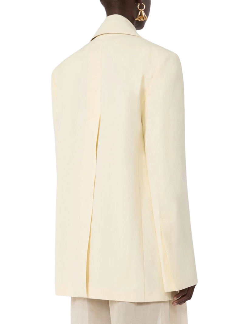 BLAZER DOPPIO COLLO IN MISTO VISCOSA