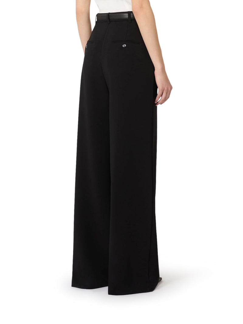 PANTALONE WIDE LEG IN CADY