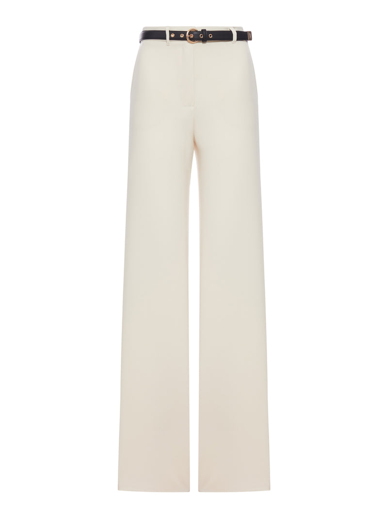 PANTALONE WIDE LEG IN CADY
