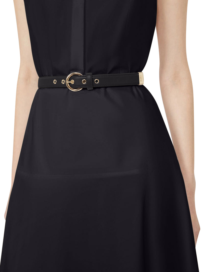 ABITO GESTO A RUOTA IN POPELINE DI COTONE