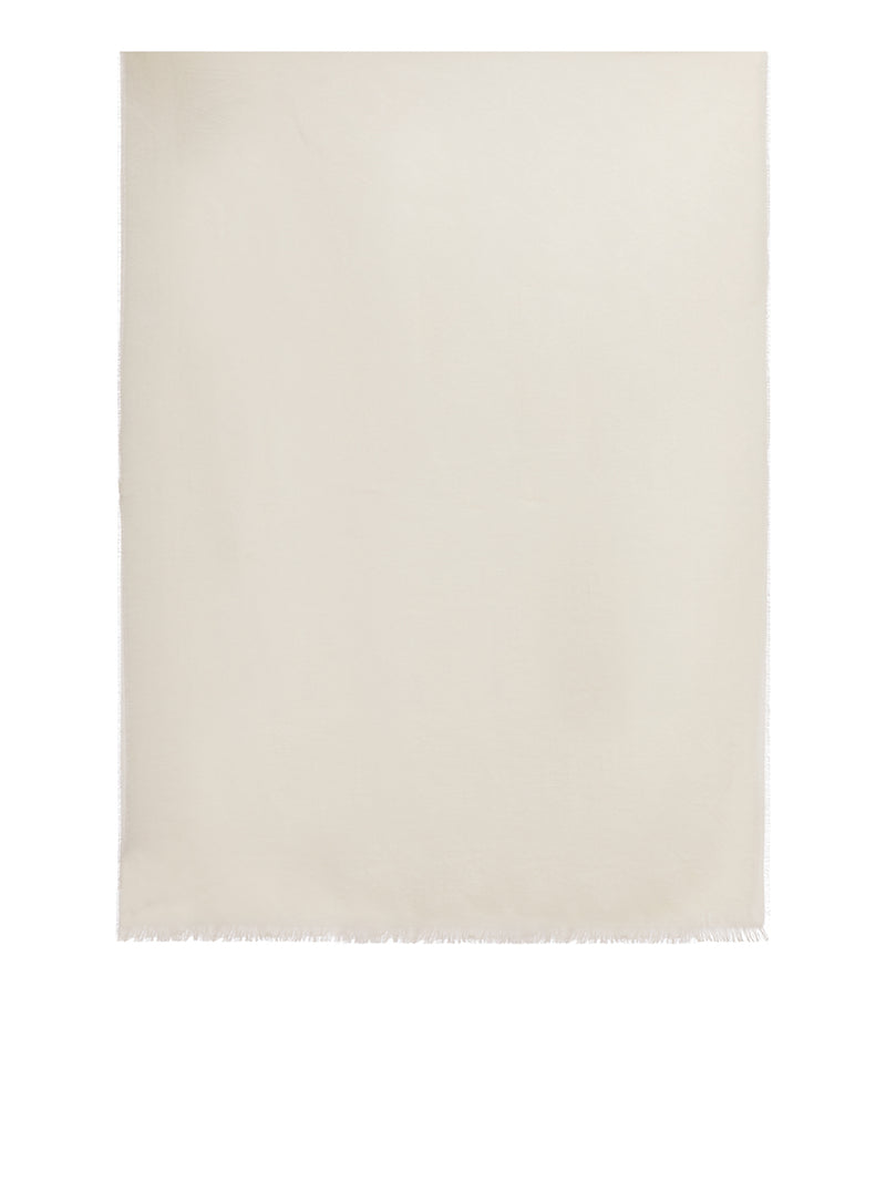 FOULARD VETUSTA IN LANA E SETA CON LOGO JACQUARD