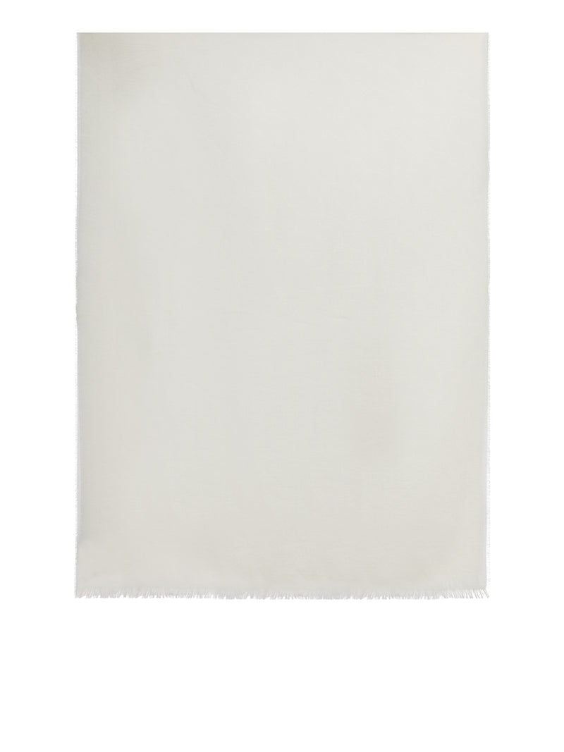 FOULARD VETUSTA IN LANA E SETA CON LOGO JACQUARD