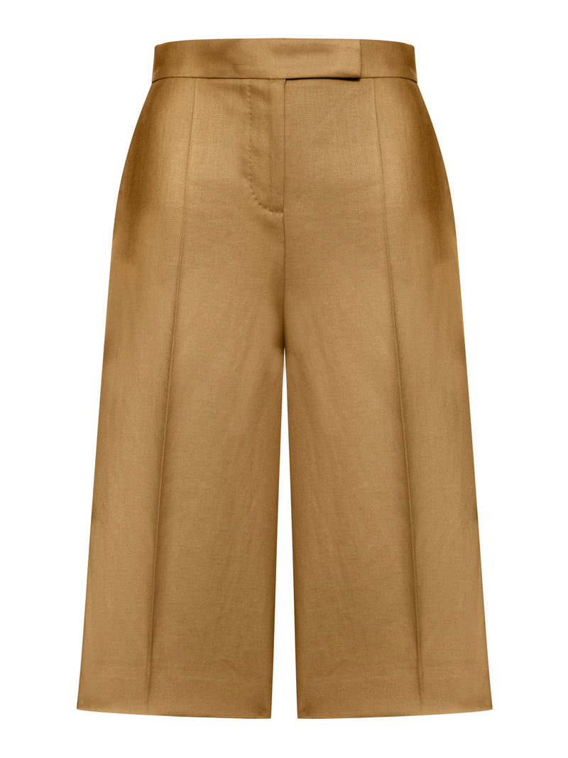 BERMUDA KAKI IN LINO