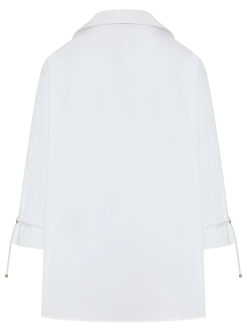 BLUSA IN POPELINE DI COTONE