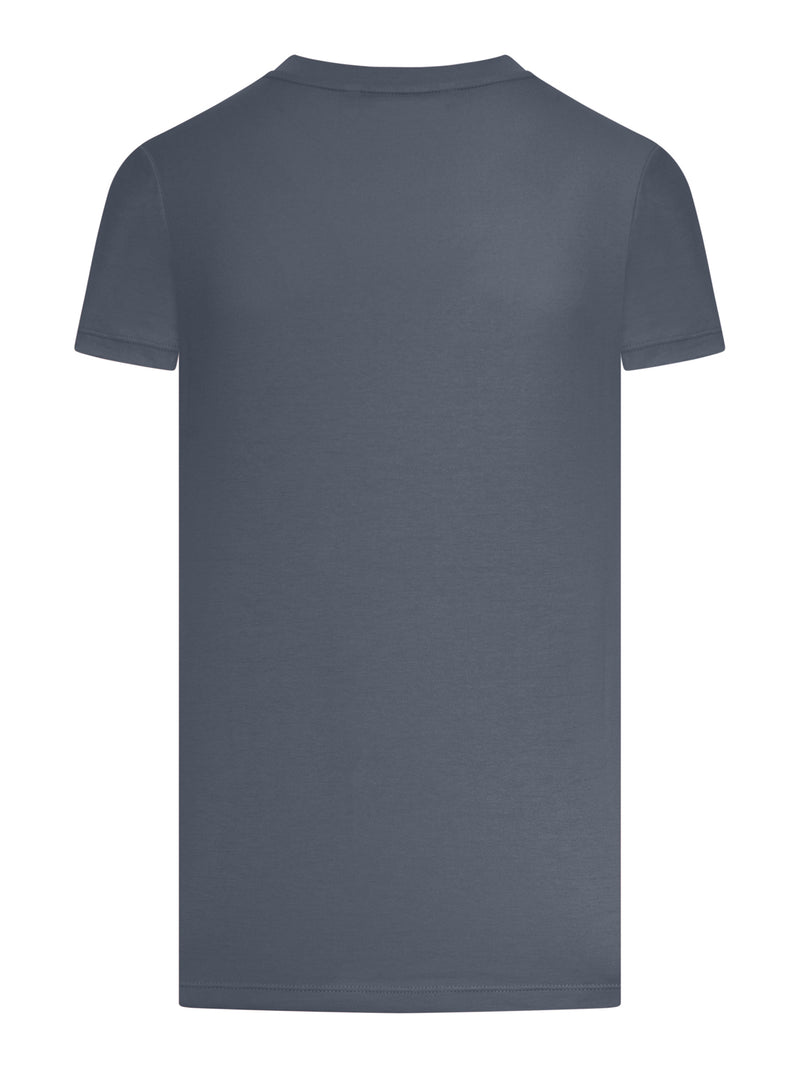 T-SHIRT IN JERSEY CON LOGO RICAMATO