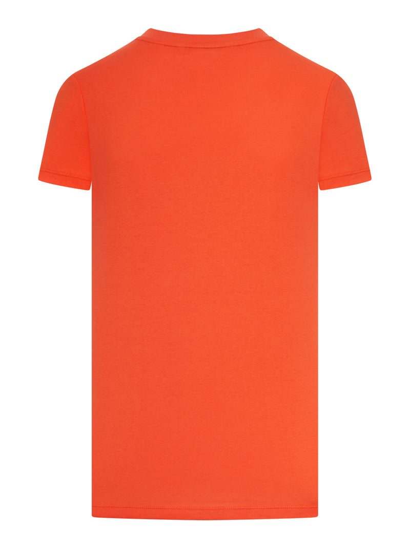 T-SHIRT IN JERSEY CON LOGO RICAMATO