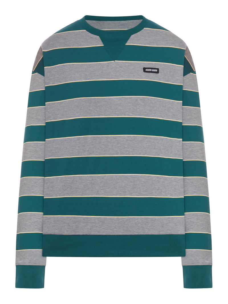 FELPA GIROCOLLO IN COTONE