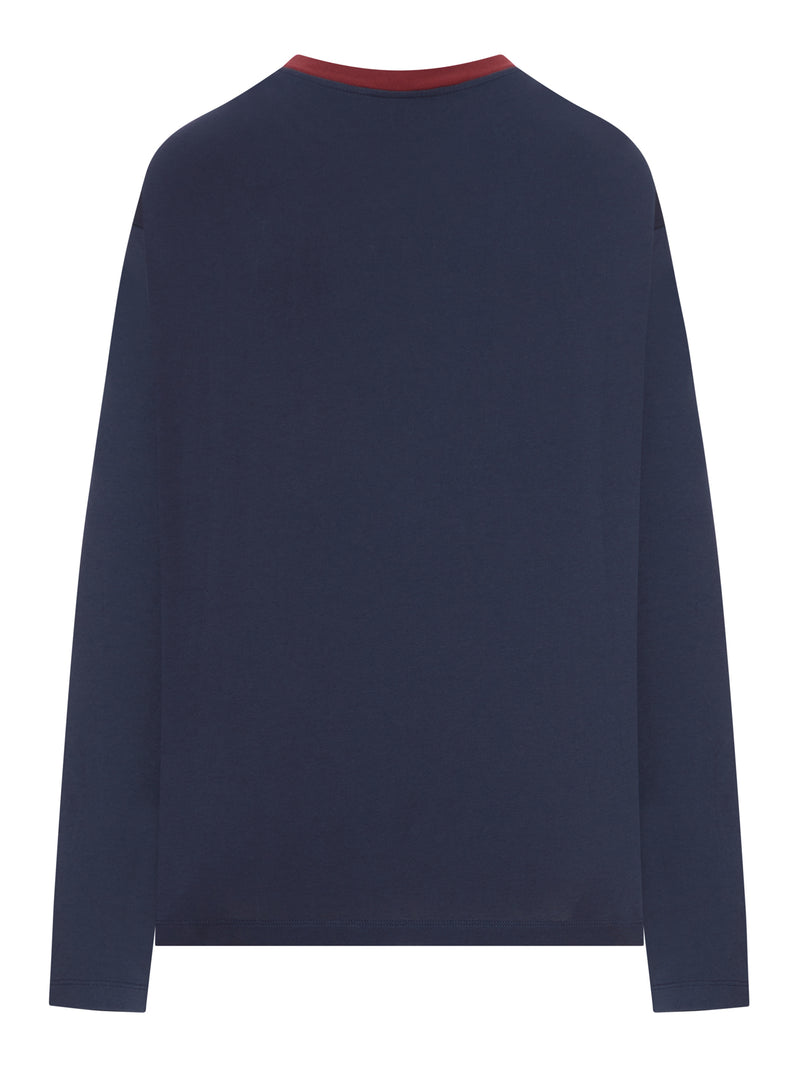 T-SHIRT GIROCOLLO A MANICHE LUNGHE