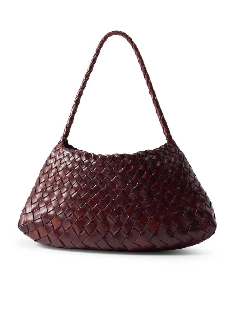 MINI BAG ROSANNA IN PELLE INTRECCIATA BRUCIATO