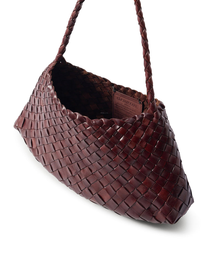 MINI BAG ROSANNA IN PELLE INTRECCIATA BRUCIATO