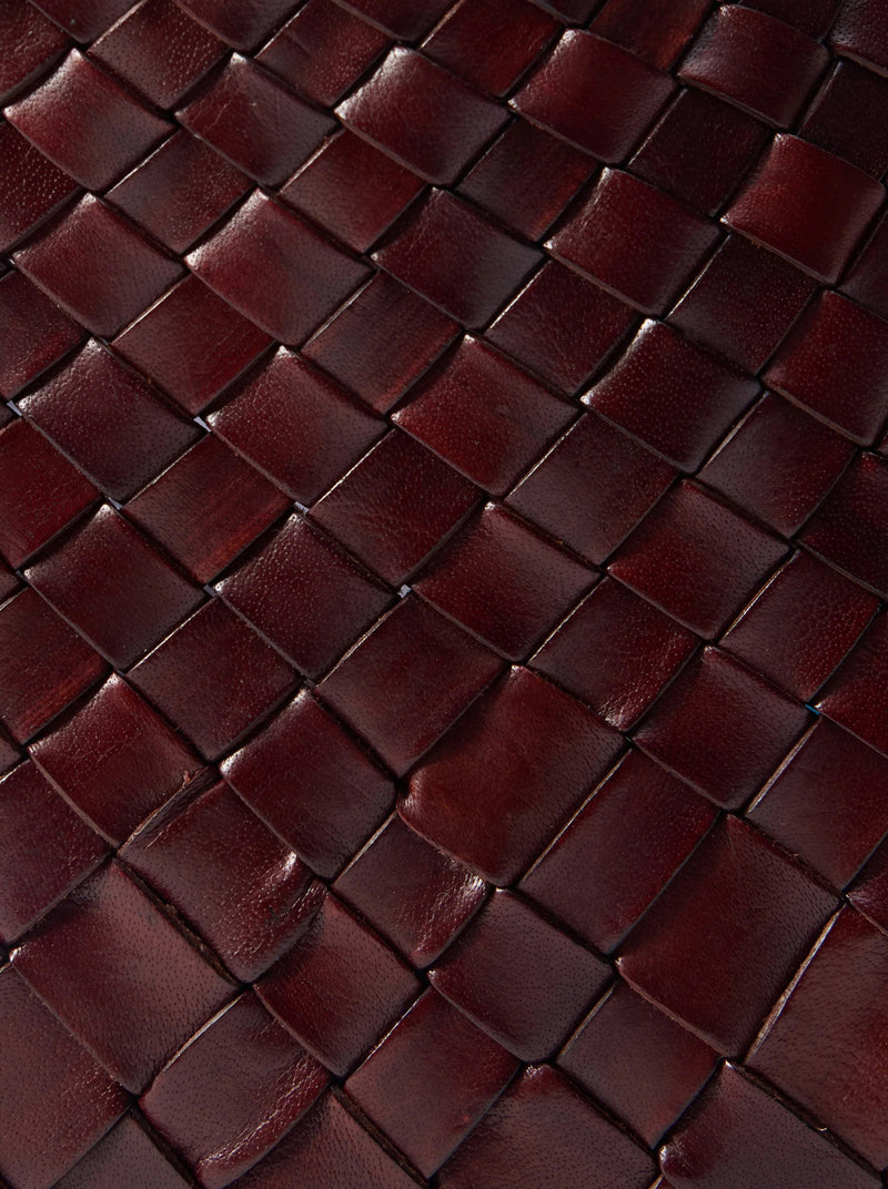 MINI BAG ROSANNA IN PELLE INTRECCIATA BRUCIATO