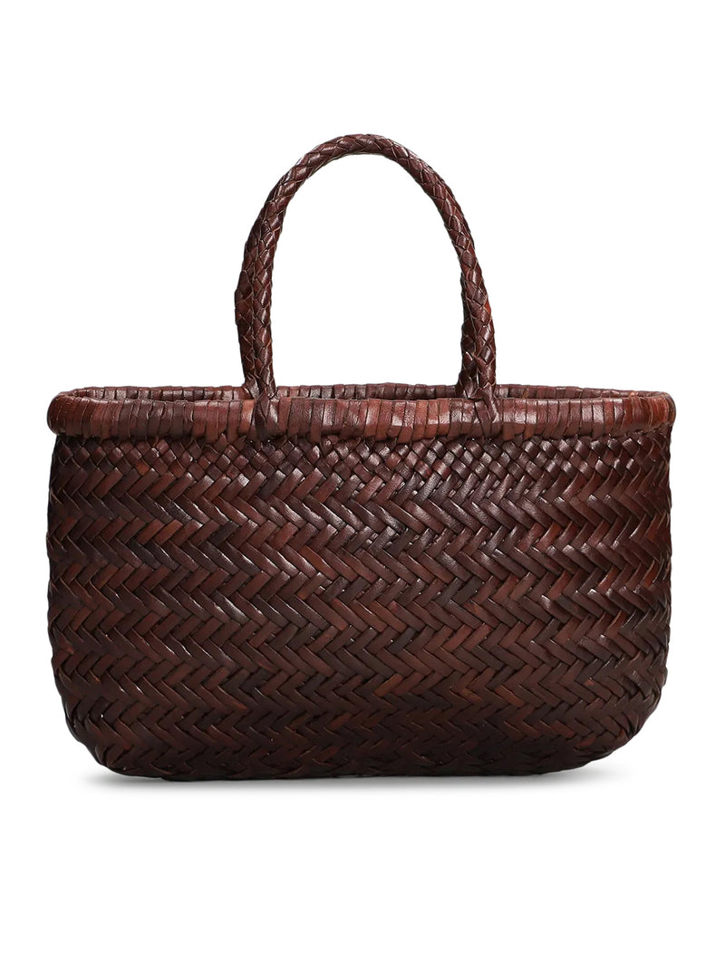 BORSA A MANO MINI FLAT GORA IN PELLE