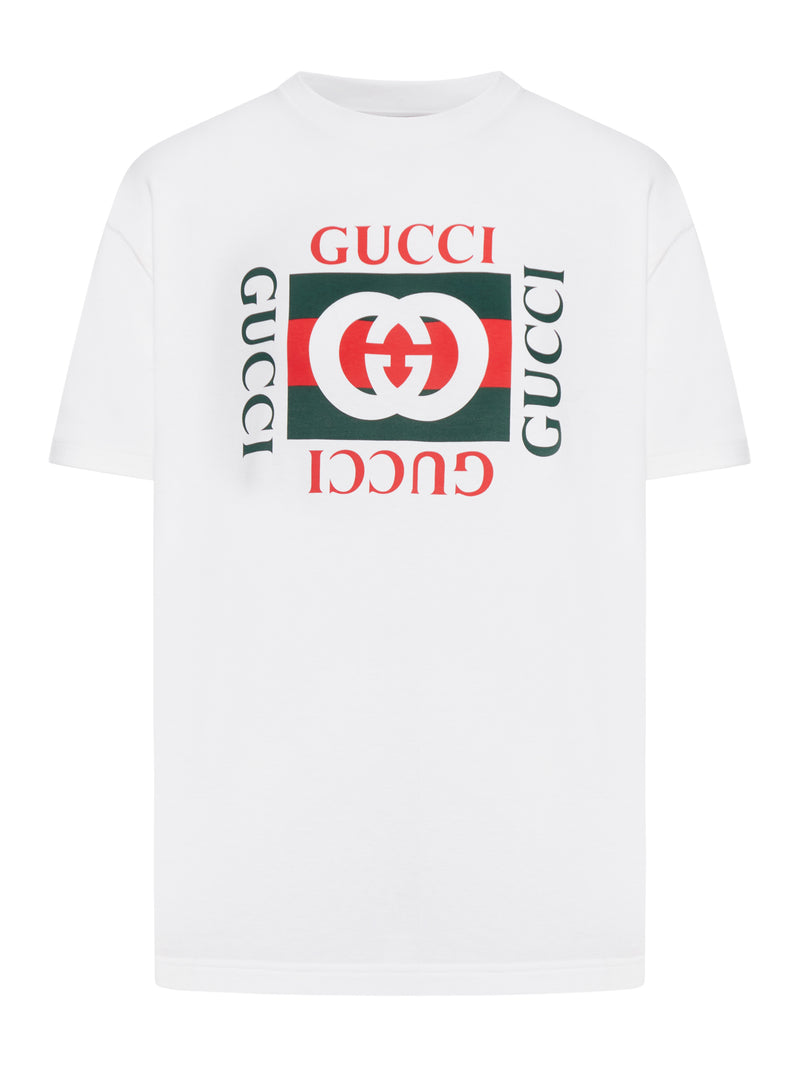 T-SHIRT IN JERSEY DI COTONE CON LOGO STAMPATO