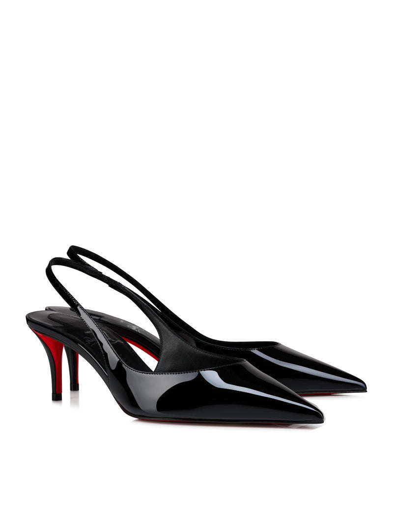 MISS Z DÉCOLLETÉ SLINGBACK DA 60 MM IN PELLE DI VITELLO VERNICIATA
