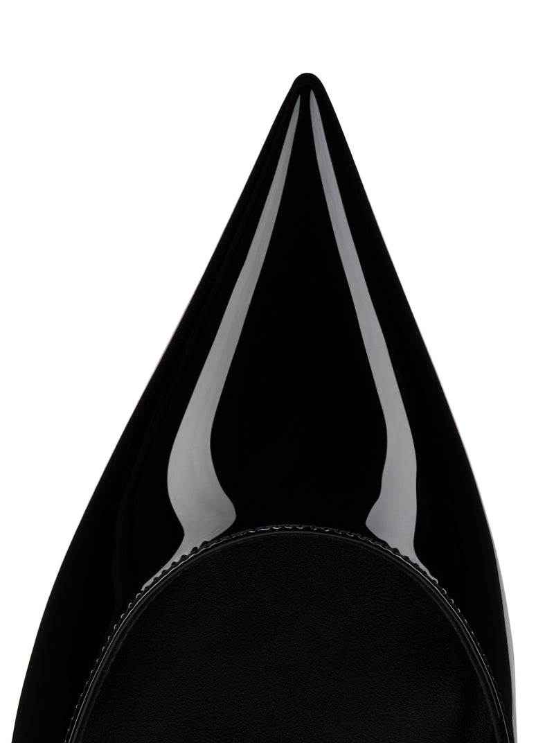 MISS Z DÉCOLLETÉ SLINGBACK DA 60 MM IN PELLE DI VITELLO VERNICIATA