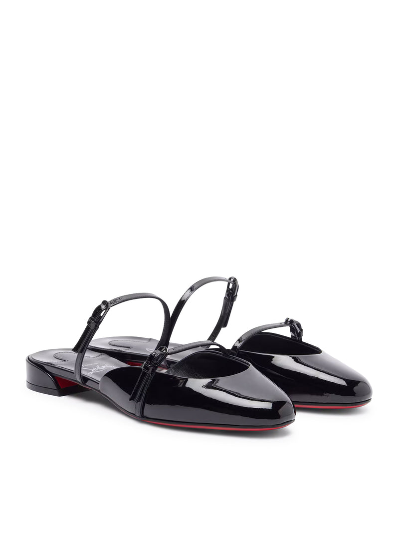 MULES JANE NINA IN PELLE DI VITELLO VERNICIATA