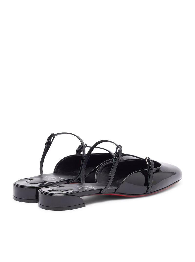 MULES JANE NINA IN PELLE DI VITELLO VERNICIATA