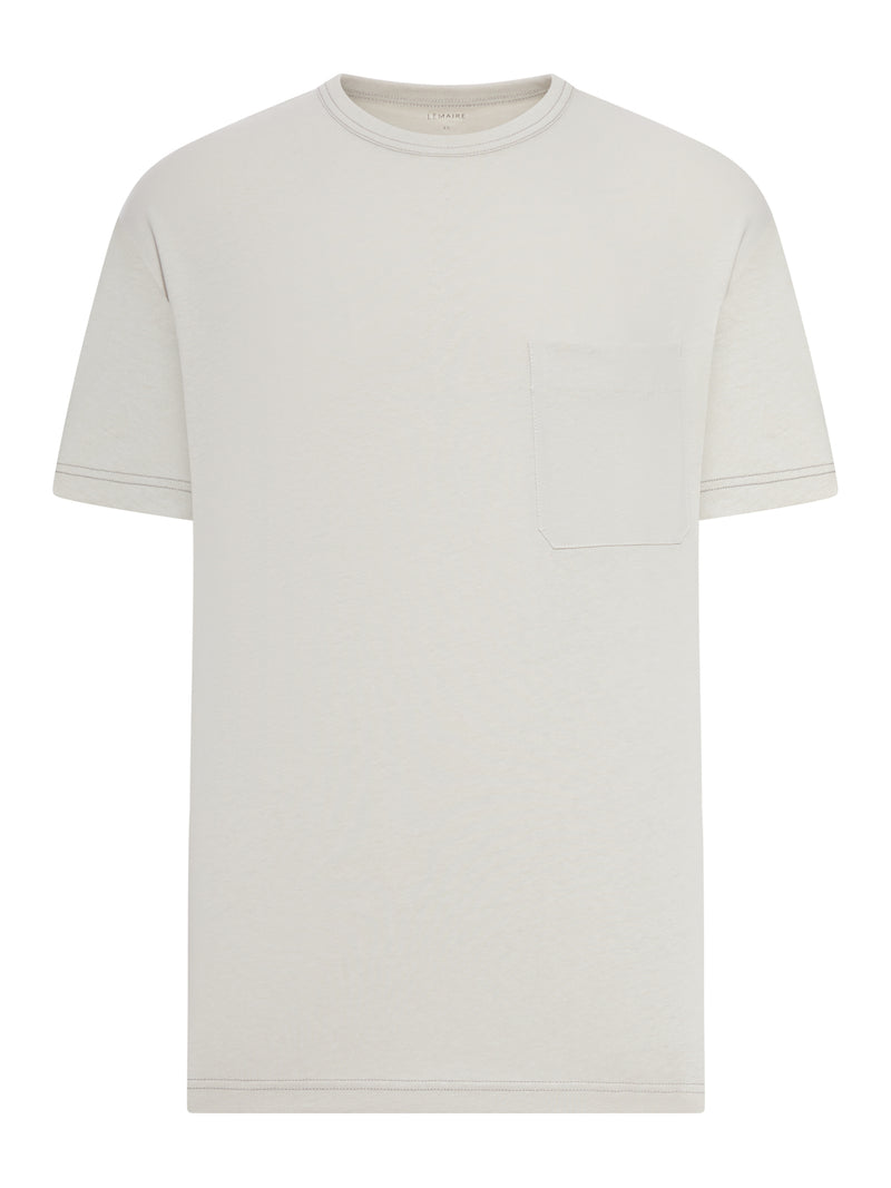 T-SHIRT A MANICHE CORTE BOXY IN JERSEY PESANTE